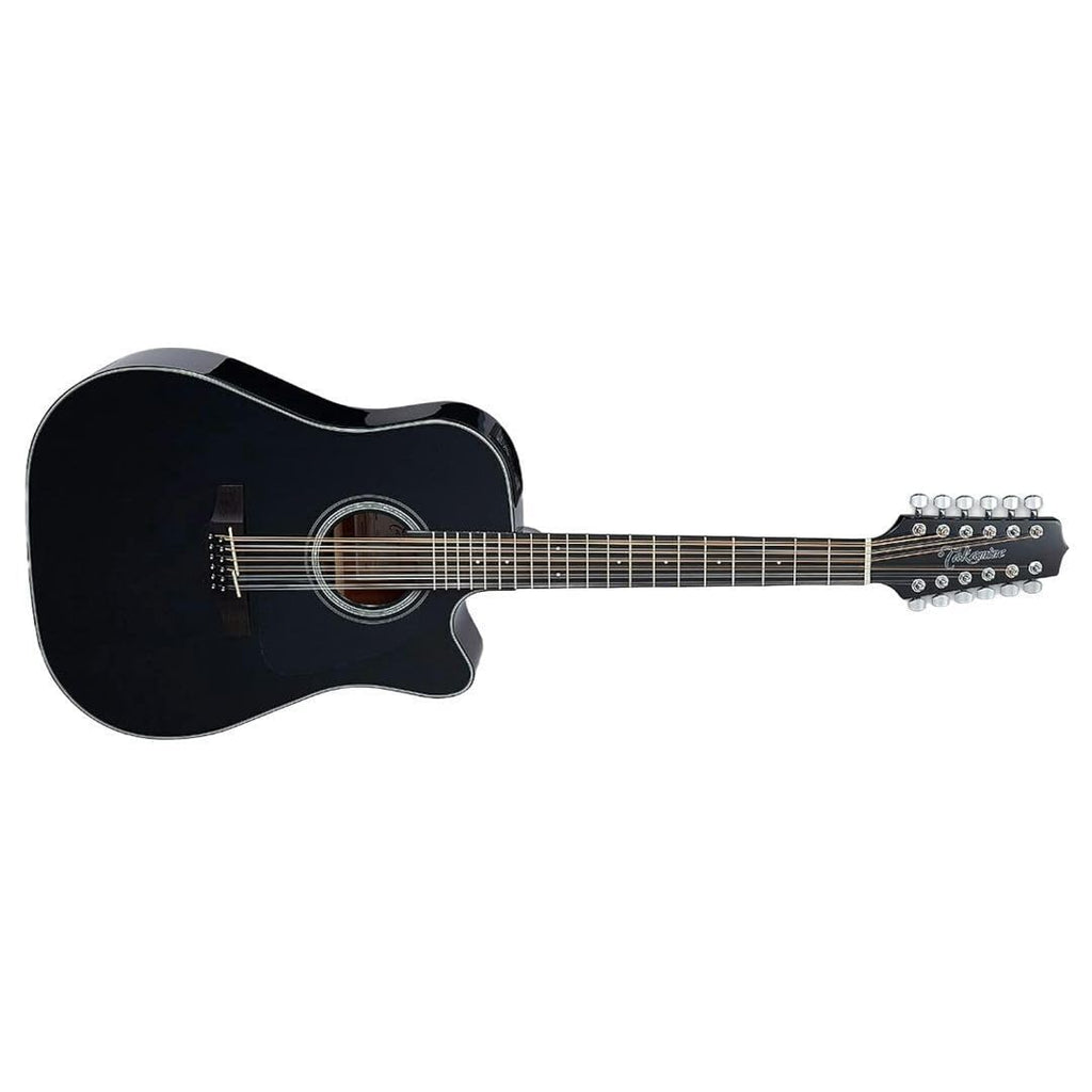 12-string Acoustic-electric Guitar Black B8405