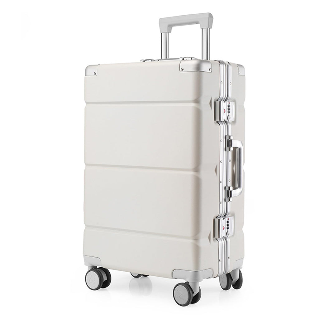White Hard Shell Carry on Luggage M296