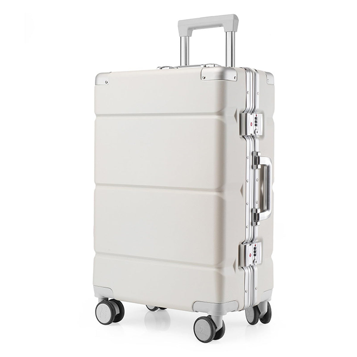 White Hard Shell Carry on Luggage M296
