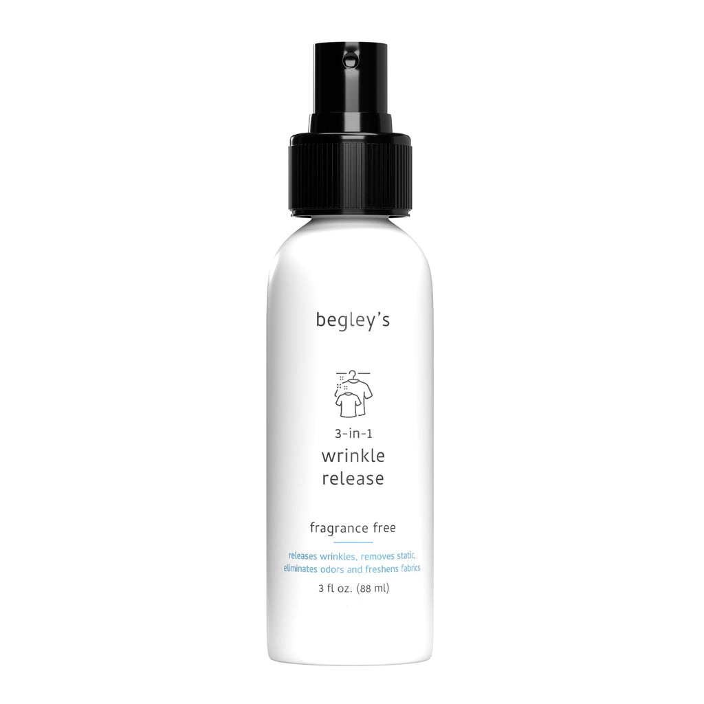 3-in-1 Wrinkle Remover, Static Cling Remover, Odor Eliminator and Fabric Refresher Spray, Fragrance-Free, 3 oz B73659