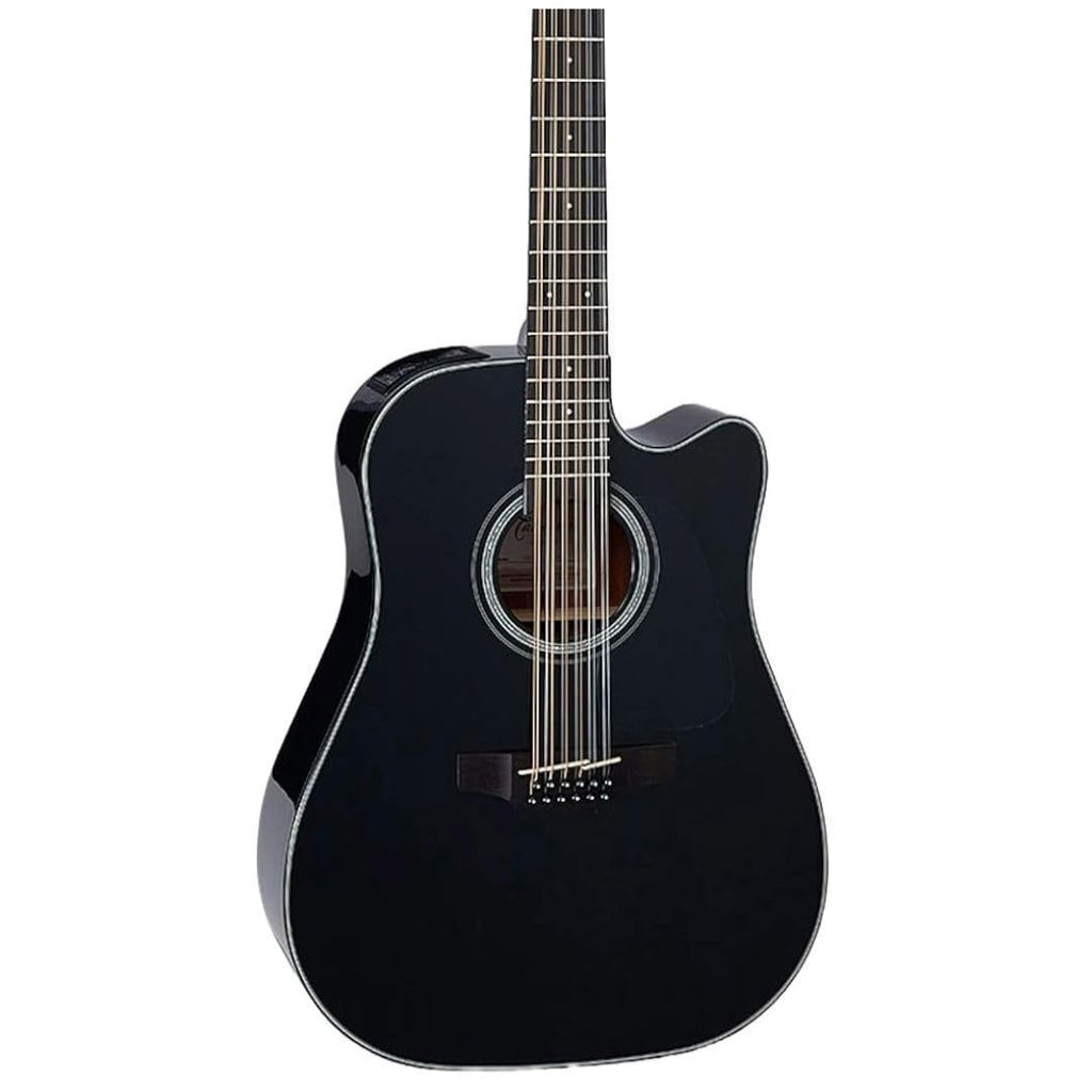 12-string Acoustic-electric Guitar Black B8405