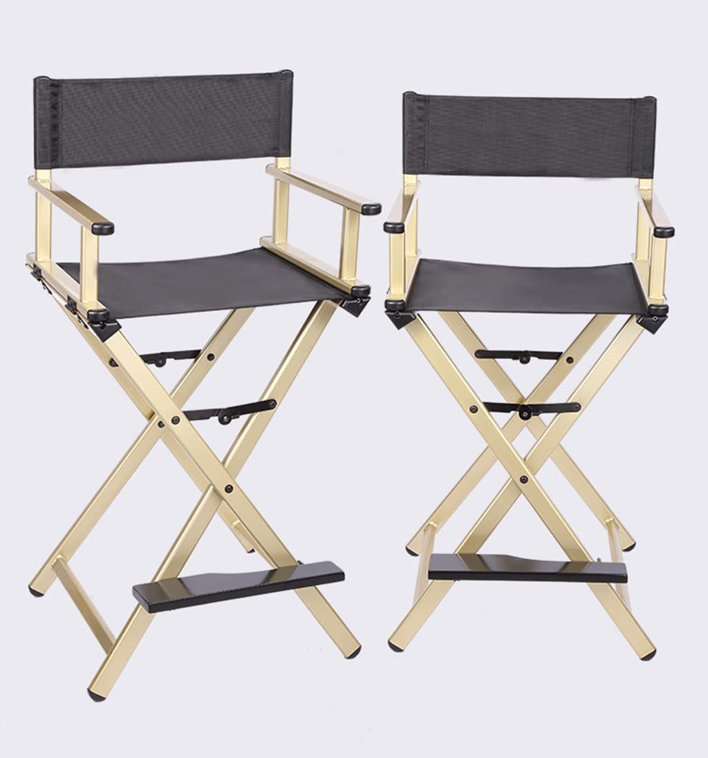Folding Portable Aluminum Makeup Artist Chair N442