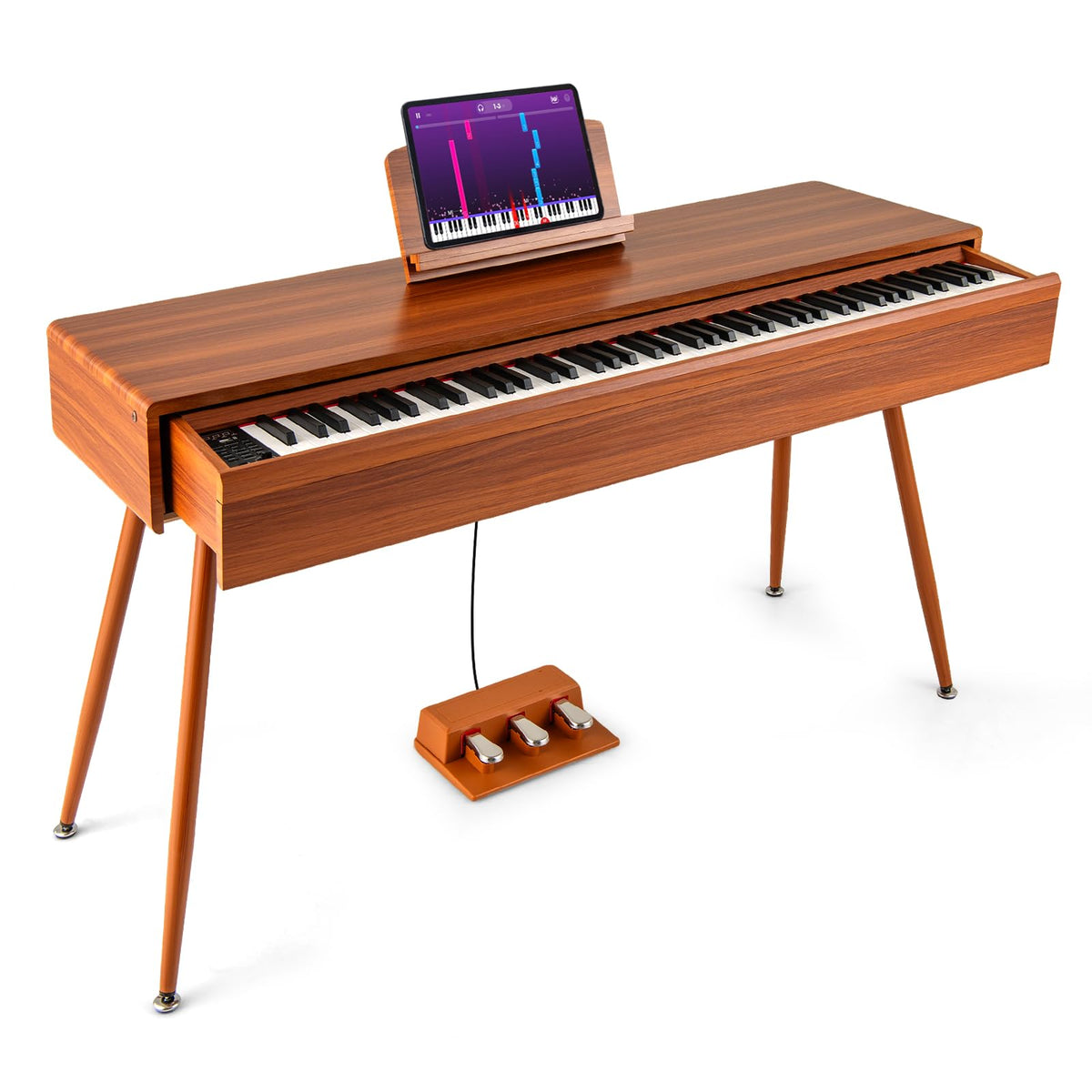 88 Key Weighted Digital Piano with Triple Pedals N49936