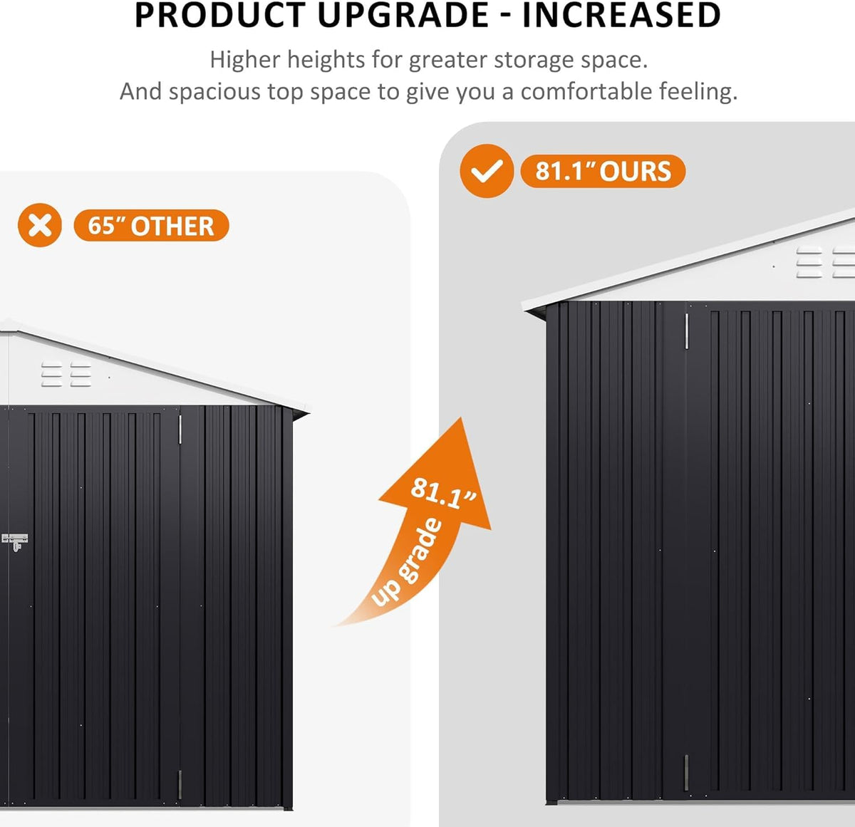 10x14 Outdoor Storage Metal Shed Q53922