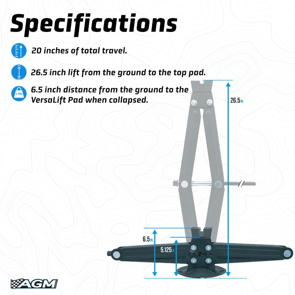 Scissor Jack 2,000 lb T21224