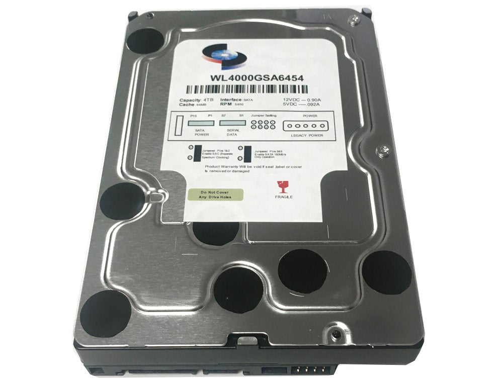 4TB 5400RPM SATA III 3.5" Internal Hard Drive F70877