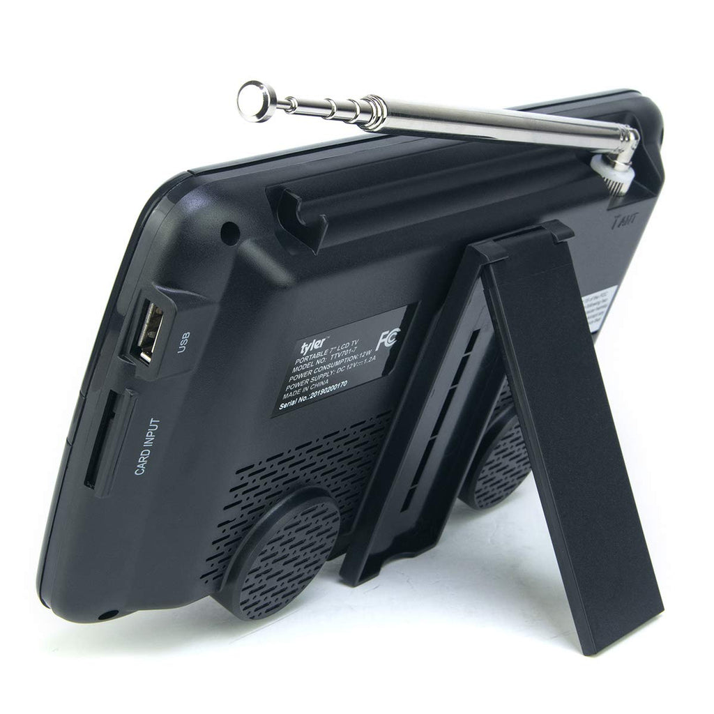 7" Portable LCD TV Rechargeable Battery HD-TV USB HDMI A559