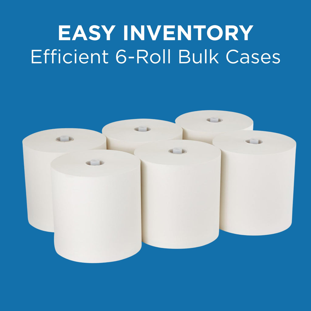 White Paper Towel Rolls W7647