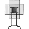 Black Mobile TV Cart for 32 to 88 inch Screens Z310