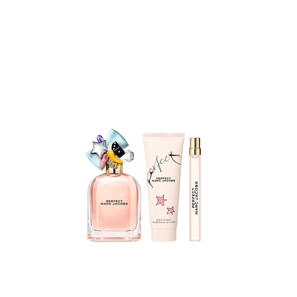 Eau de Parfum 3-Piece Gift Set, 3.3 oz, Body Lotion 2.5 oz, Travel Spray 0.33 oz Floral Perfume F872445