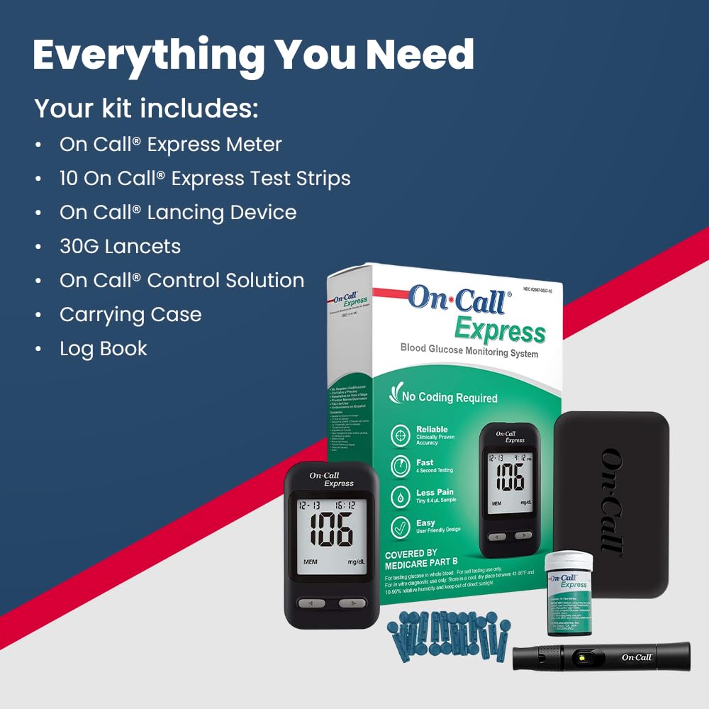 Diabetes Blood Glucose Meter Kit L45609