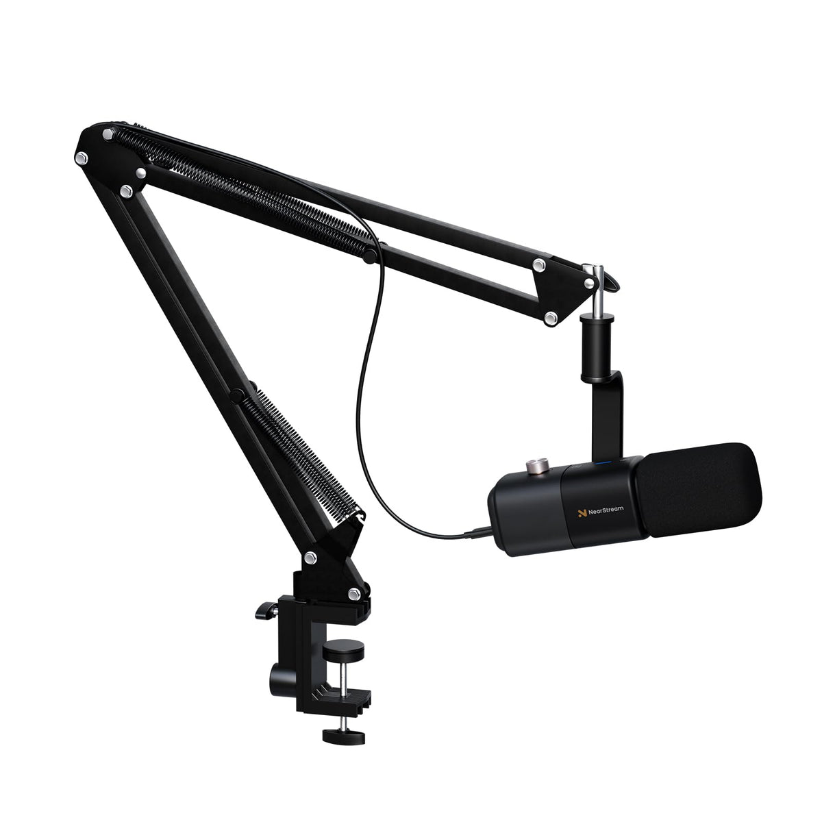 USB/XLR Dynamic Podcast Microphone with Boom Arm Y61729