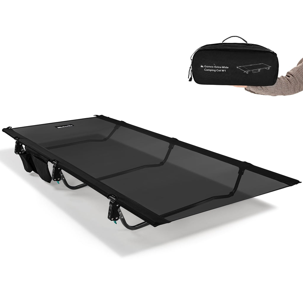 31.5" Wide Ultralight Portable Folding Mesh Camping Cot I490