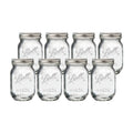 Regular Mouth Pint Glass Mason Jars, 16oz, 8-Count H857