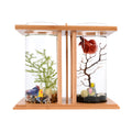 Bamboo Desktop Aquarium with LED Light K6681
