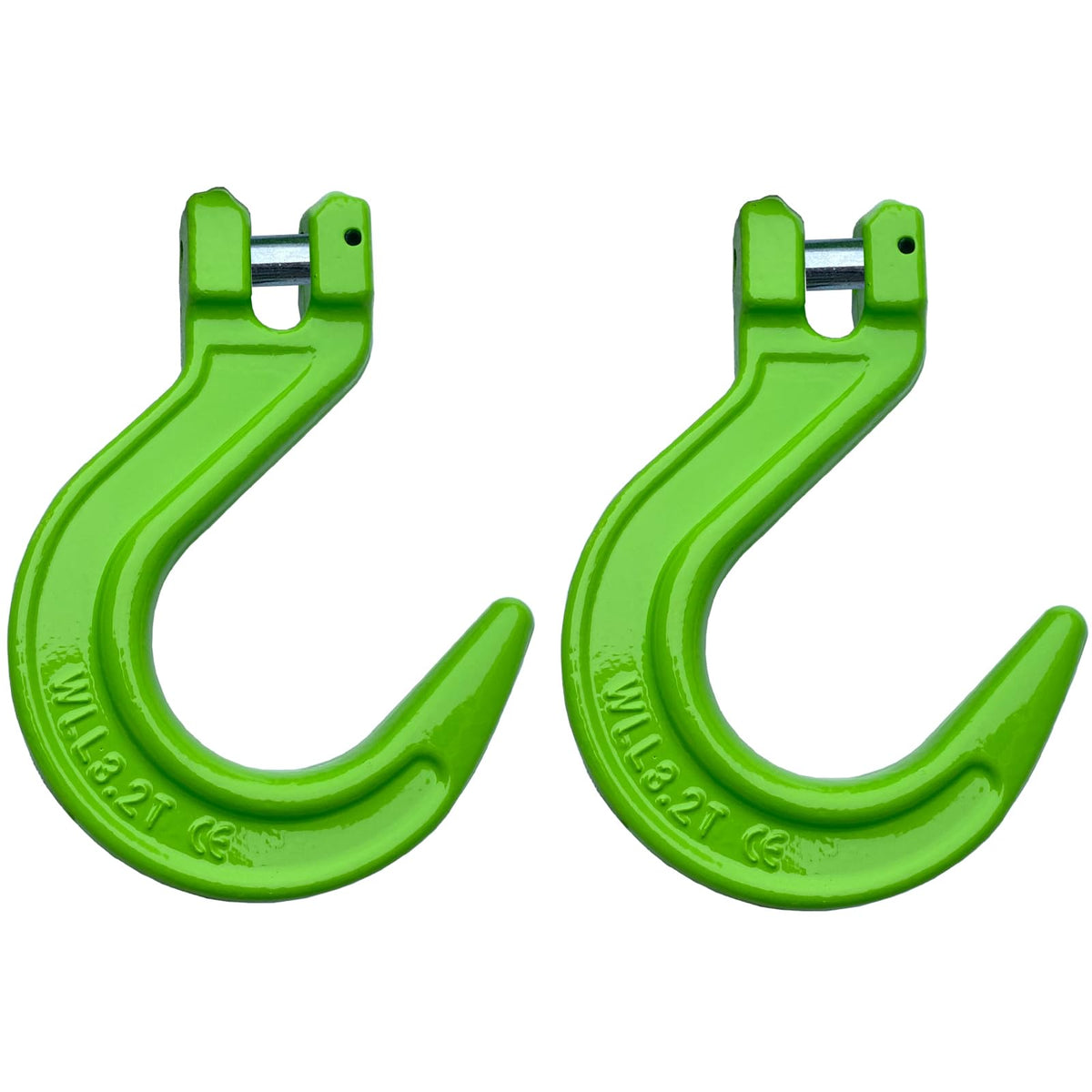 2 Pack 3/8" G80 Clevis Foundry Hook F32034