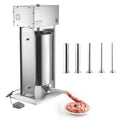 55 LBS Stainless Steel Electric Sausage Stuffer with 5 Stuffing Tubes P614240