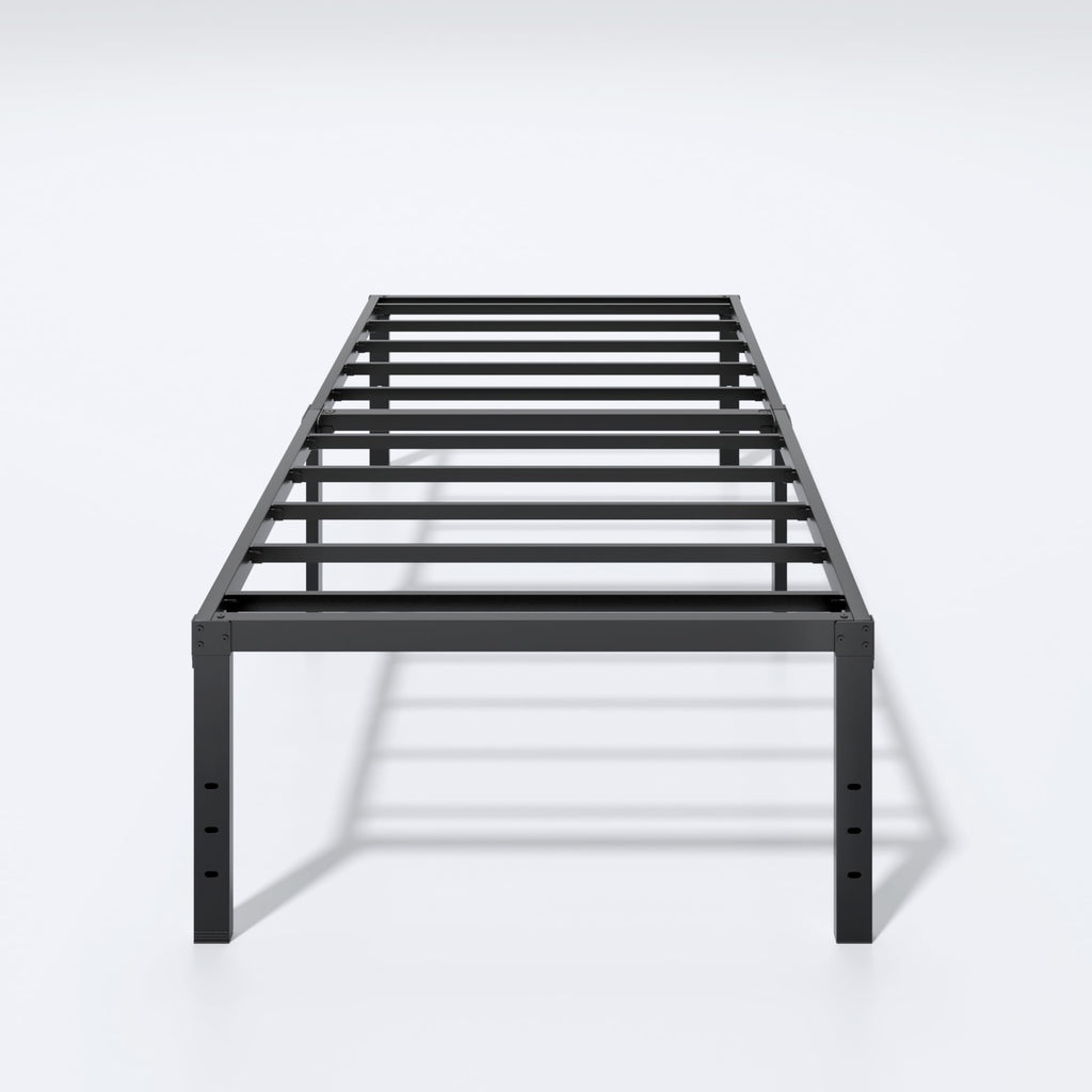 Twin XL 18 Inch Metal Platform Bed Frame with Underbed Storage J4382