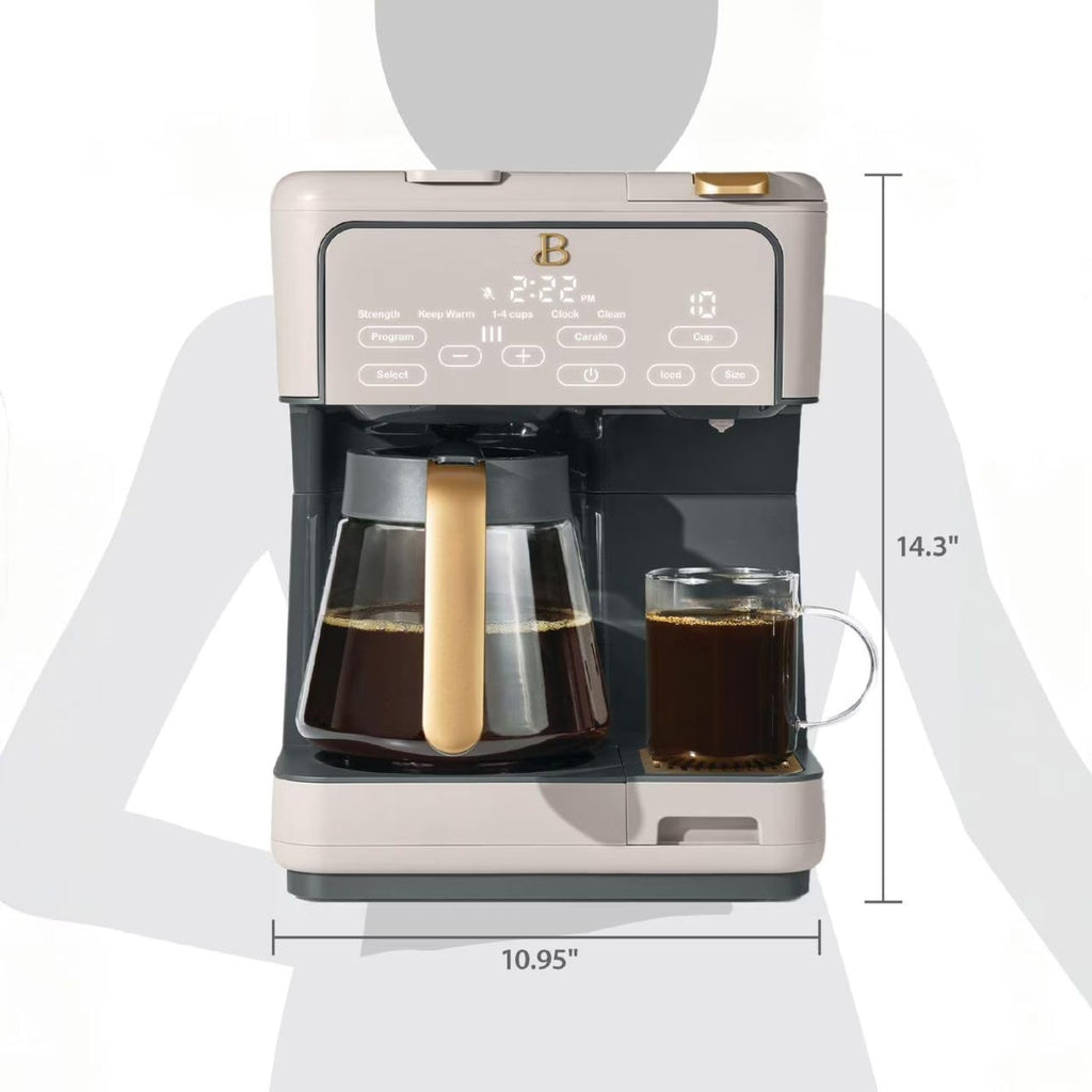 12-Cup Programmable Coffee Maker and Single Serve Brewer R19170