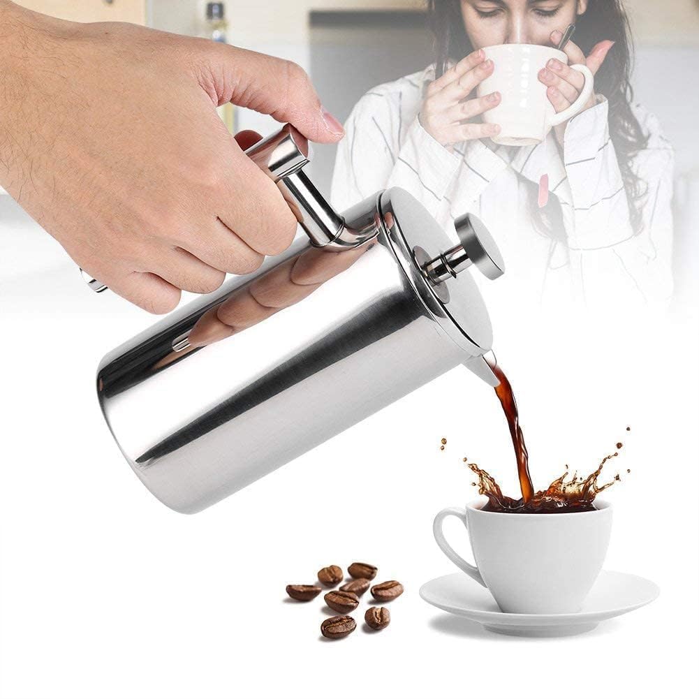 Small 12oz Stainless Steel Insulated French Press Q362