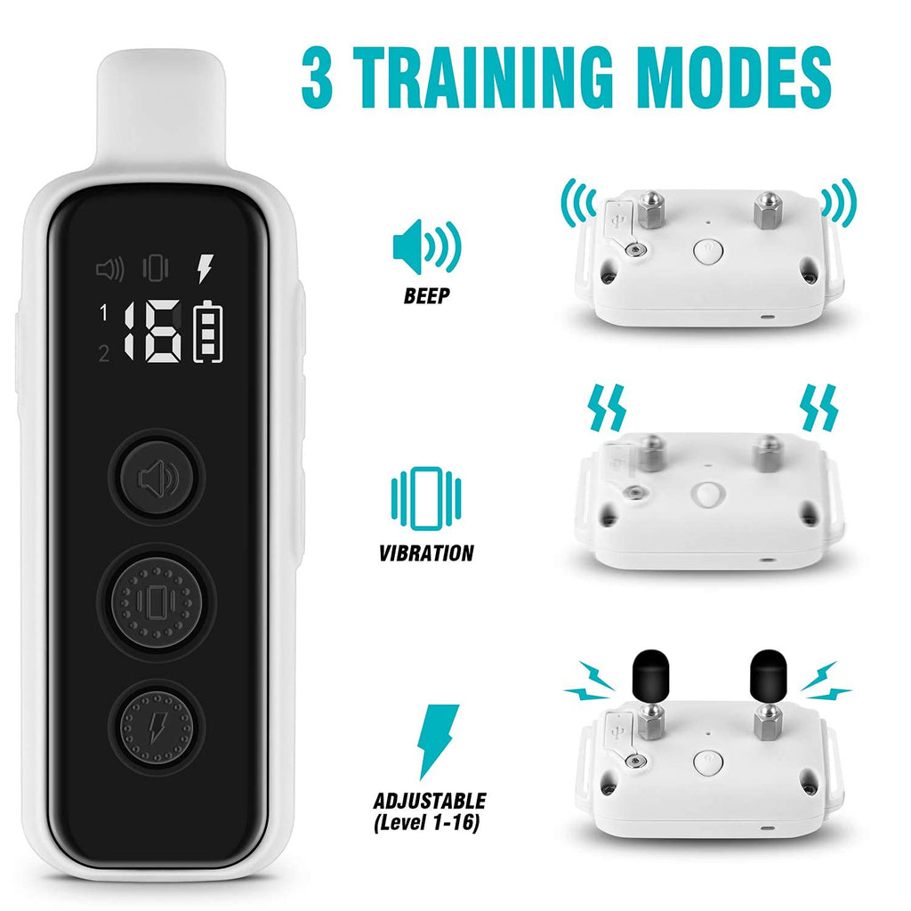 Waterproof Rechargeable Dog Training Collar with Remote Z388