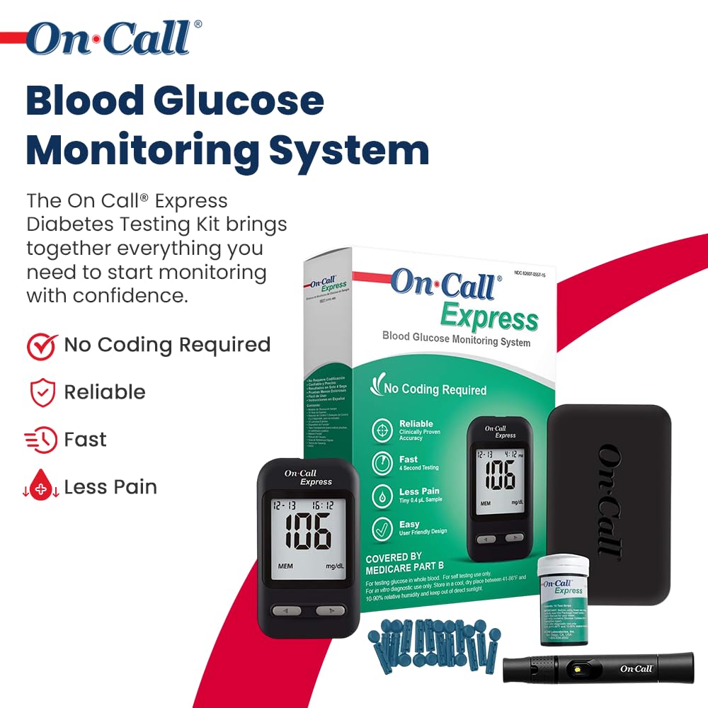 Diabetes Blood Glucose Meter Kit L45609