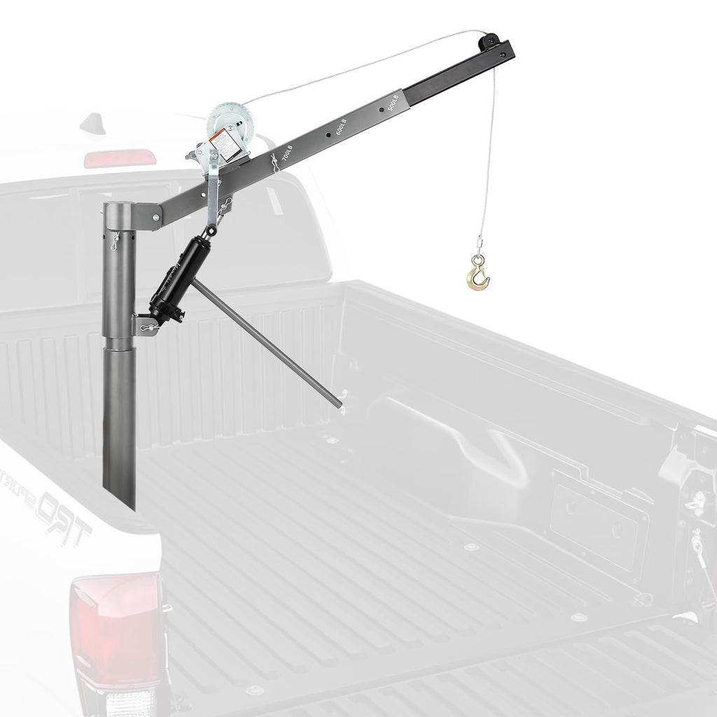 1000 LBS Hydraulic Pickup Truck Crane Hoist R739191