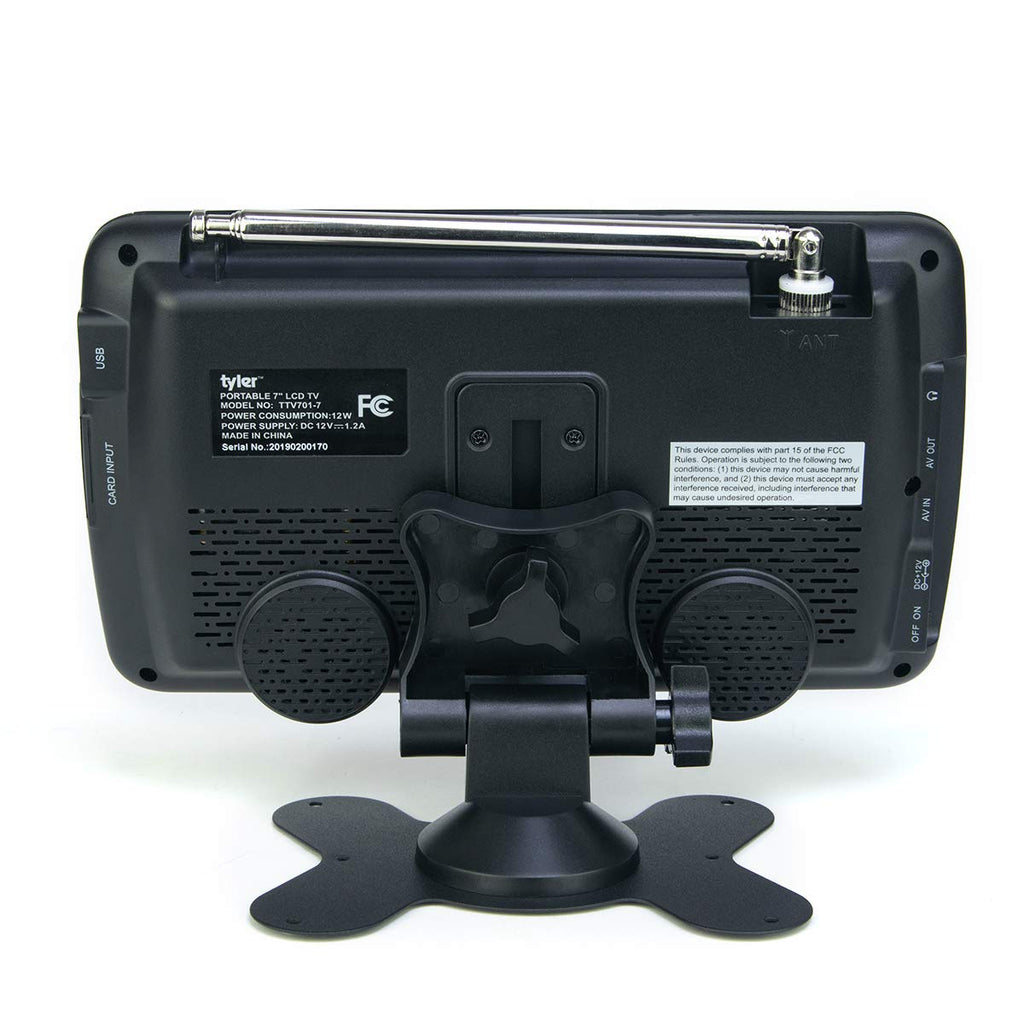 7" Portable LCD TV Rechargeable Battery HD-TV USB HDMI A559