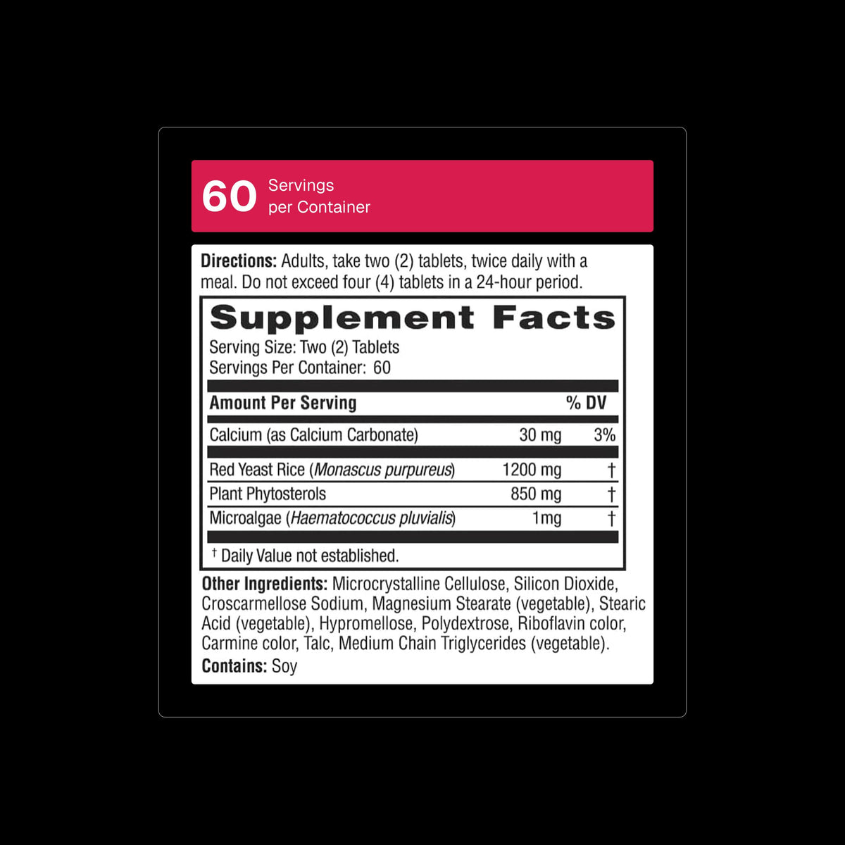 Red Yeast Rice 120 Capsules E630825