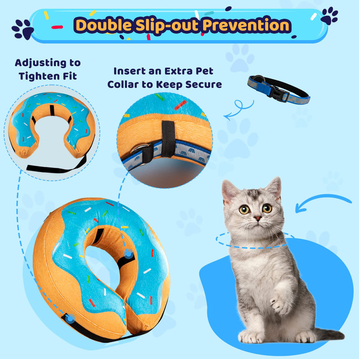 Inflatable Soft Dog Recovery Collar Y820