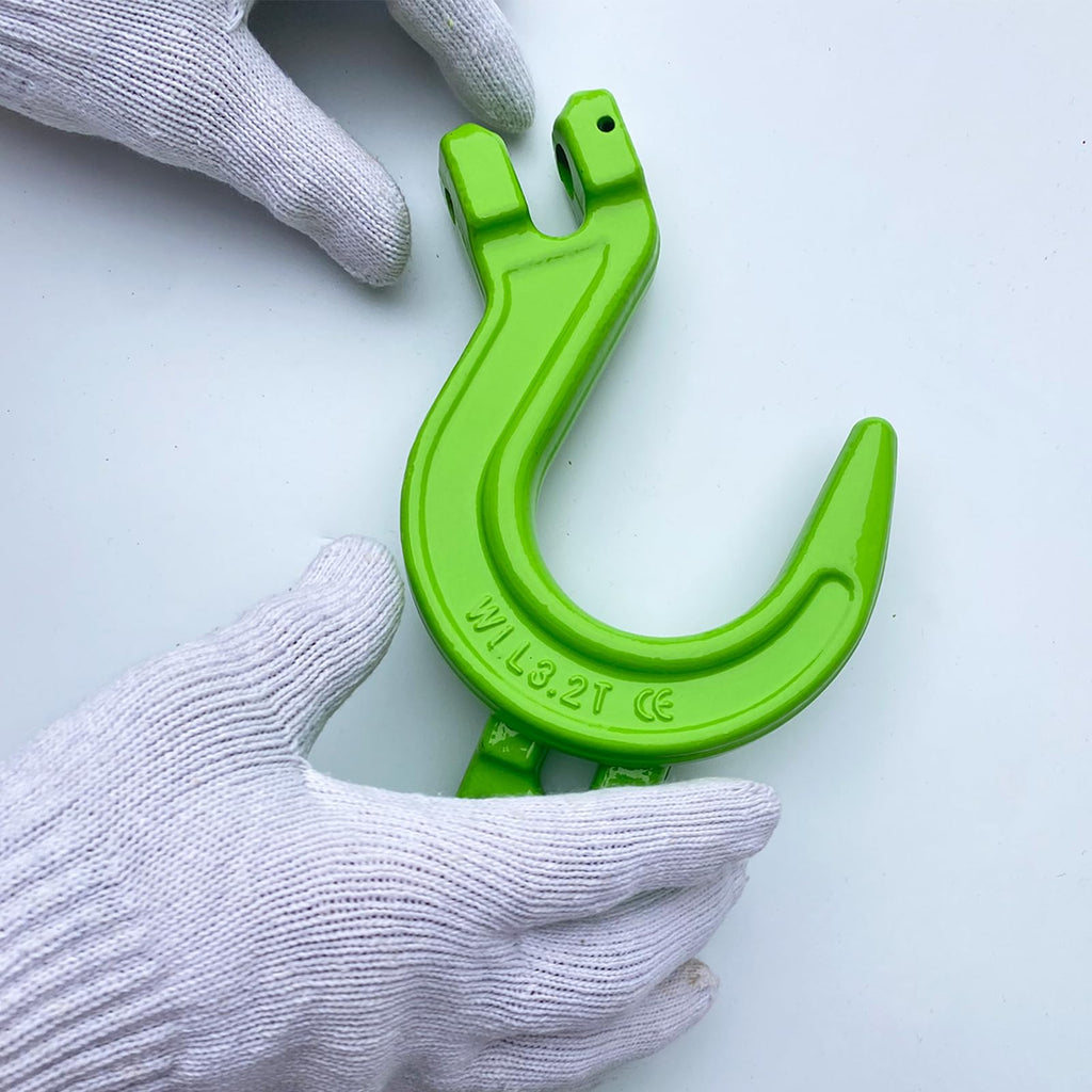 2 Pack 3/8" G80 Clevis Foundry Hook F32034