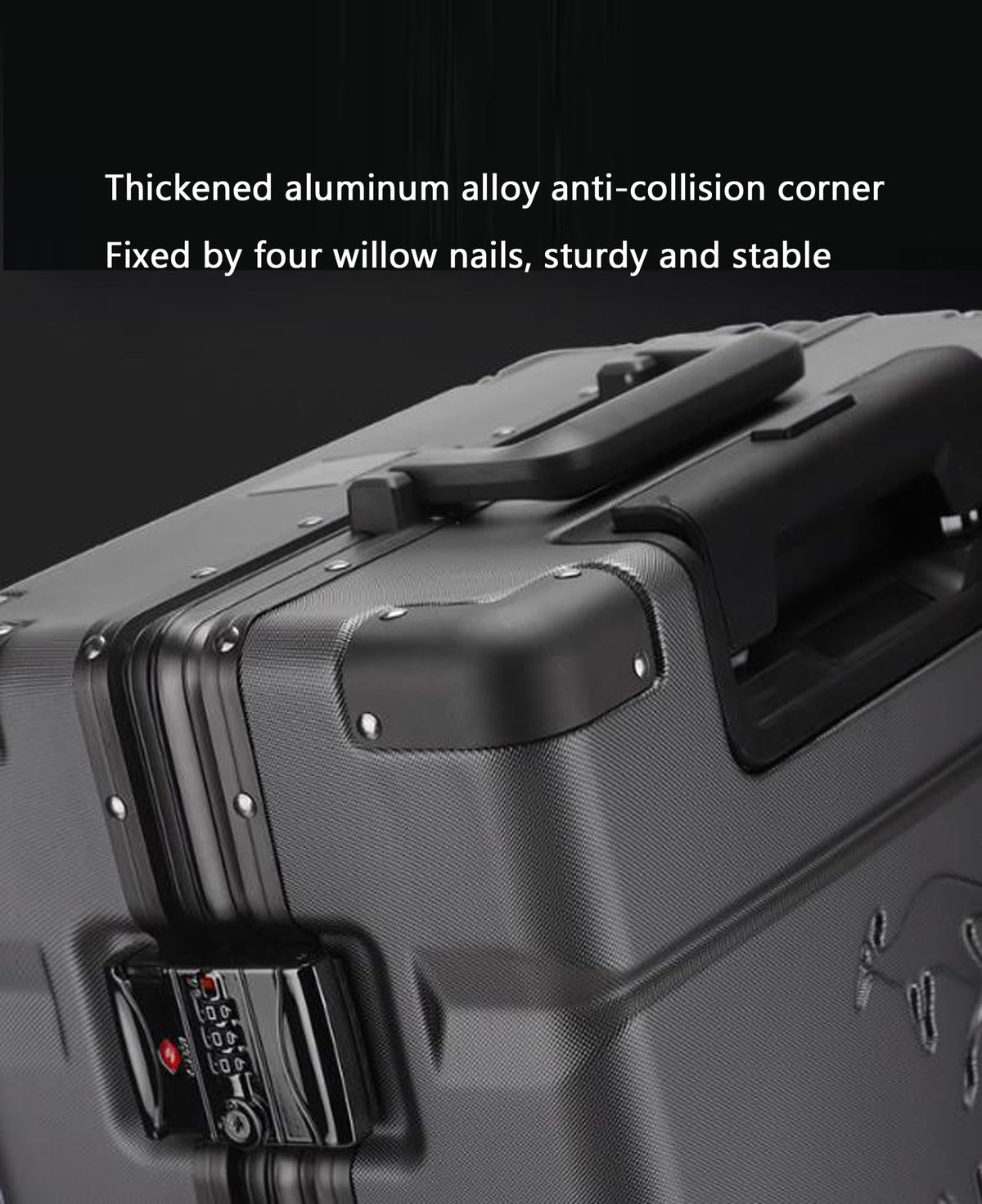 White Hard Shell Carry on Luggage M296