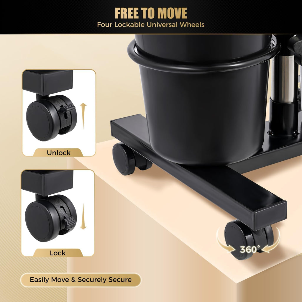Portable Shampoo Bowl with Electric Pump, Adjustable Height, Dual Bucket Design H95535