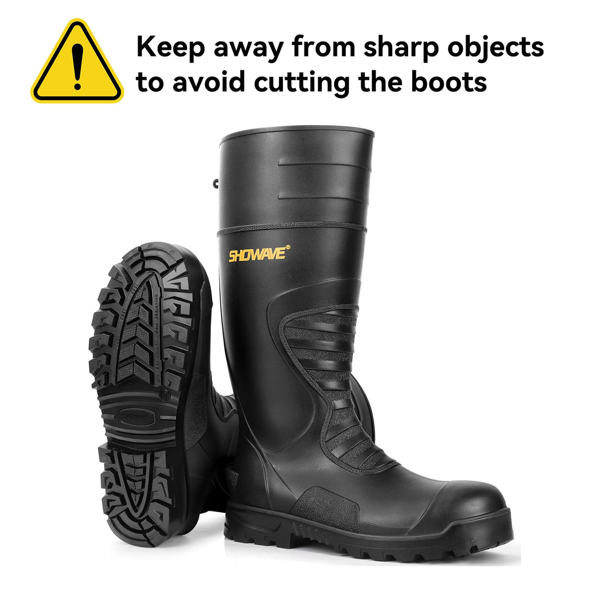 Rubber Steel Toe Waterproof Boot R2888