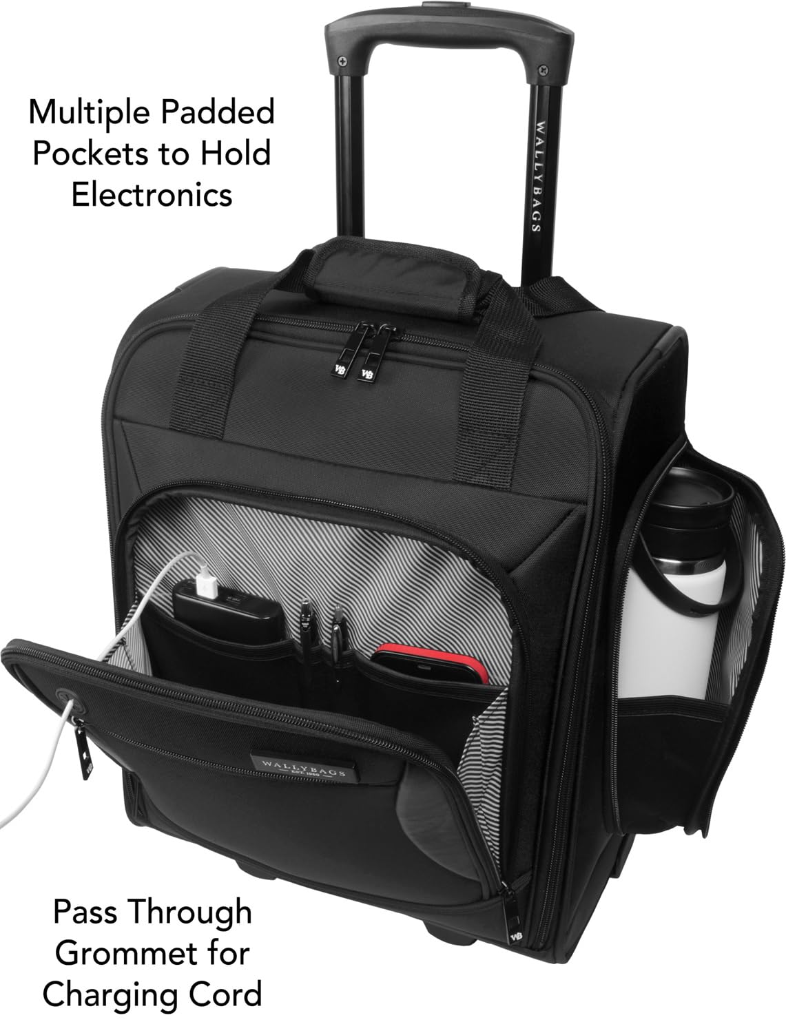 16” Underseat Bag with Laptop and Electronics Pockets F545