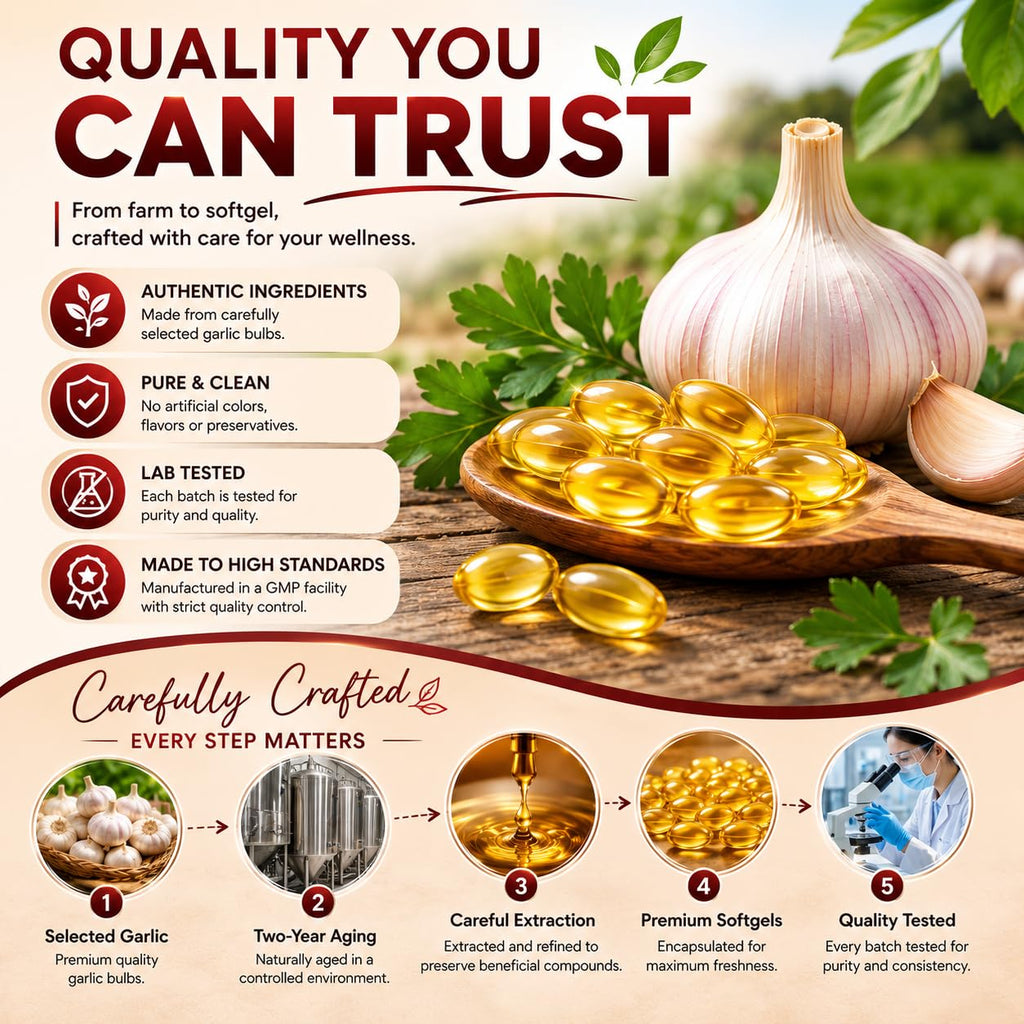 300 Aged Odorless Garlic Extract Softgels N2431