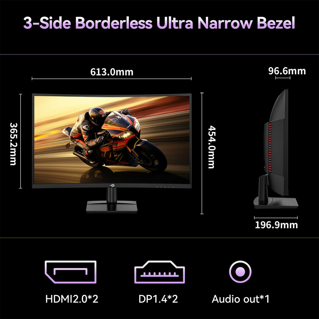 27" Curved QHD 240Hz Fast-VA 1ms Gaming Monitor R984