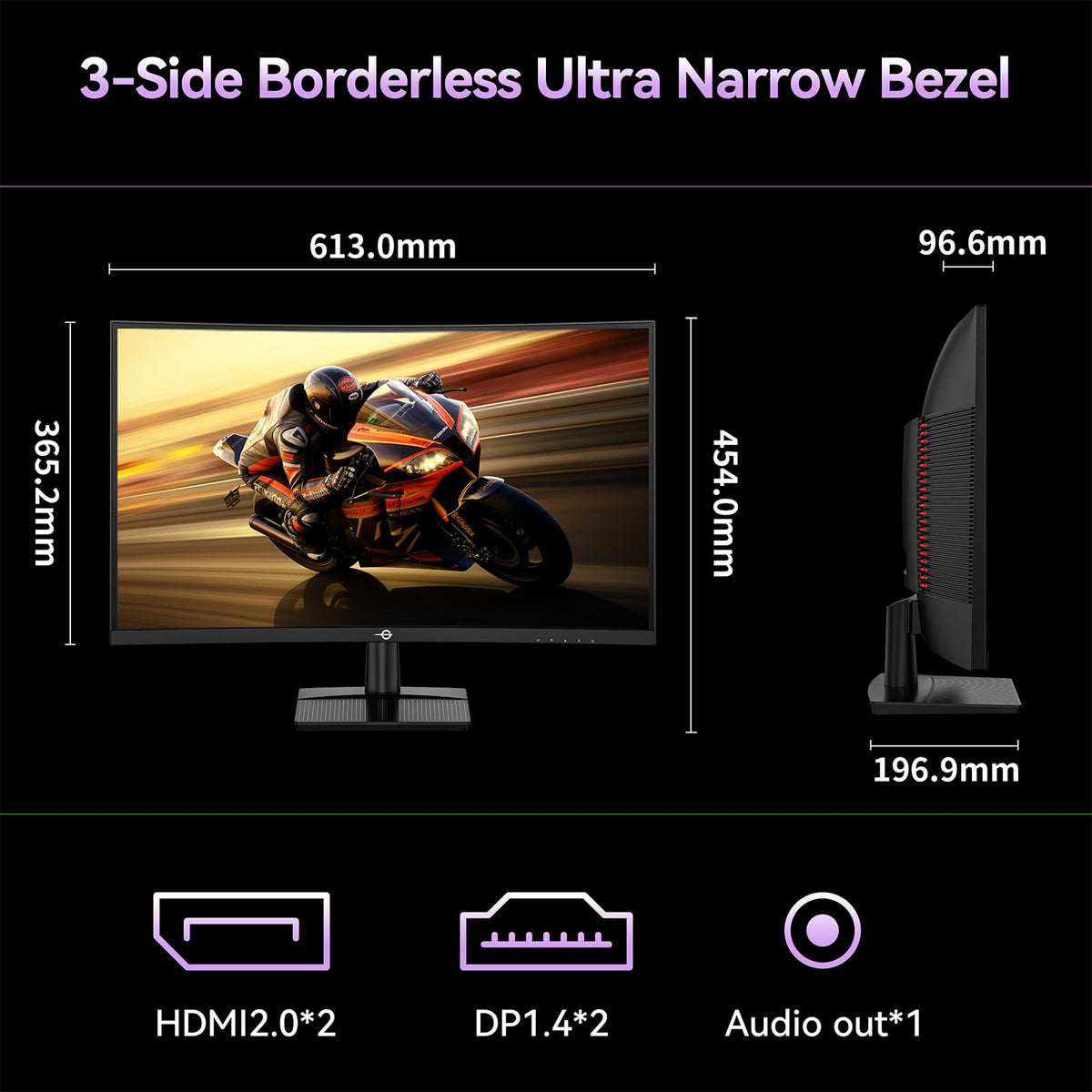 27" Curved QHD 240Hz Fast-VA 1ms Gaming Monitor R984