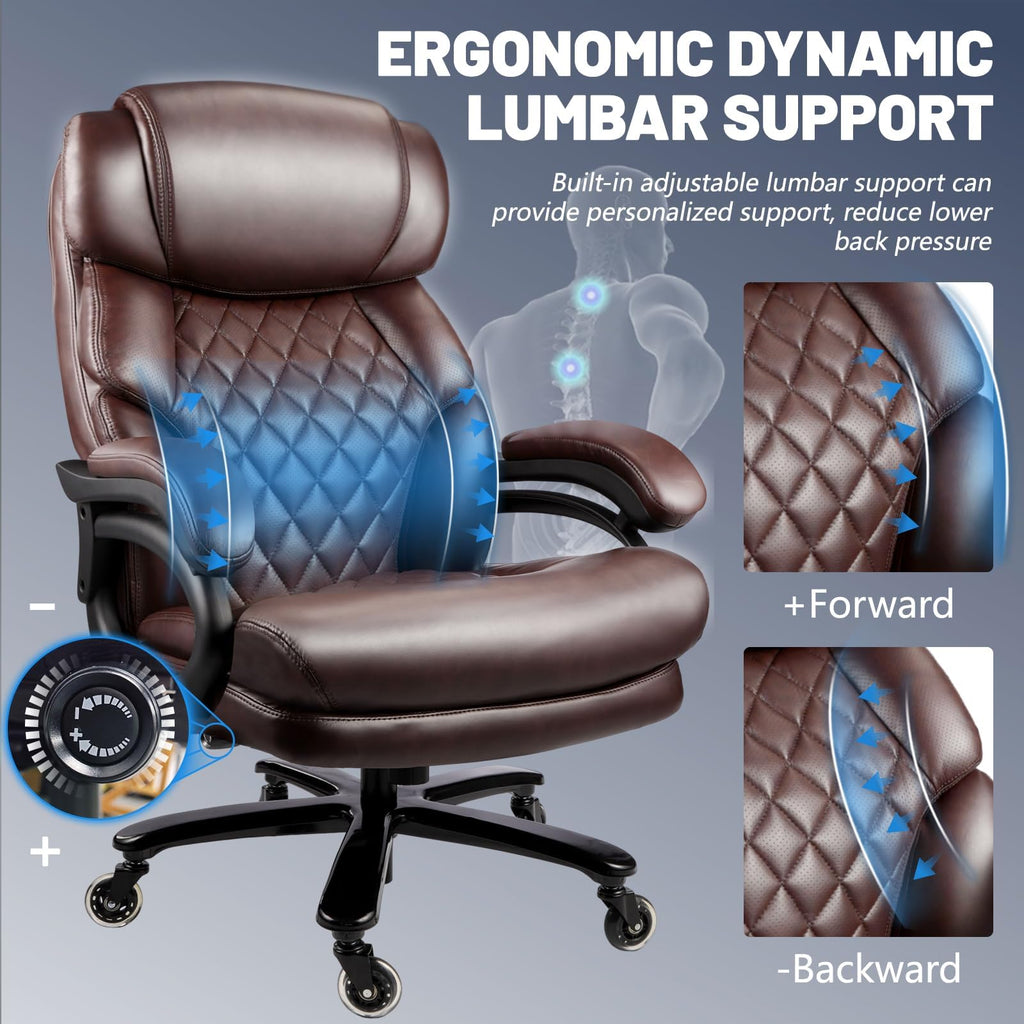 Big and Tall Heavy Duty Executive Office Chair with High Back O498
