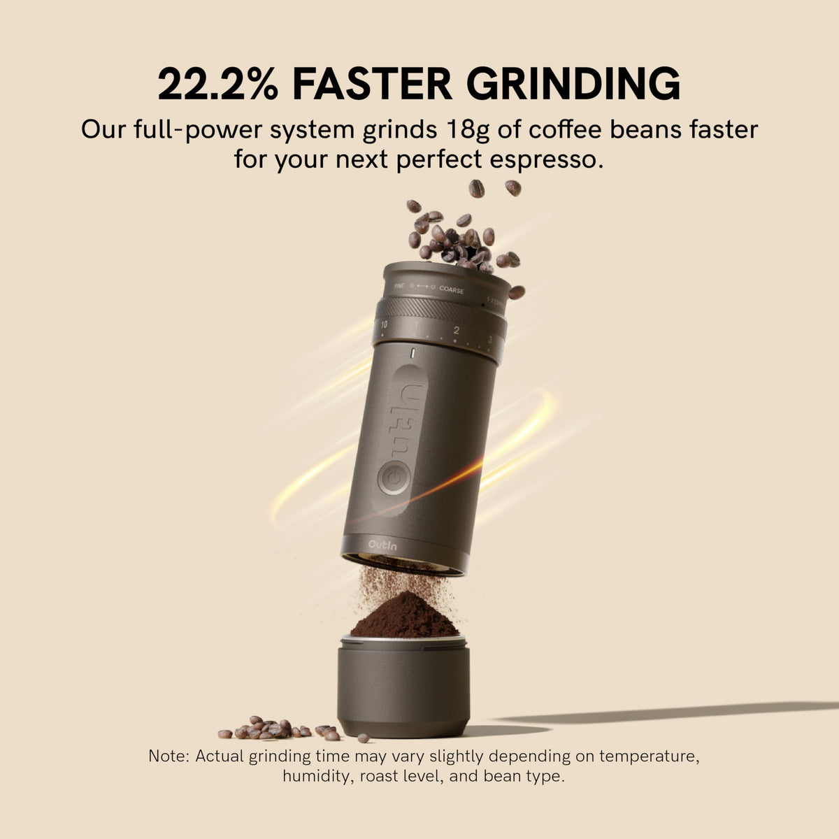 Portable Electric Coffee Grinder with 28 Grind Settings T735