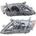 Toyota Camry Headlight 2007 2008 2009 Pair Driver and Passenger Side DOT Certified w/Bulbs Z2933
