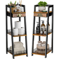 3-Tier Narrow Bathroom Shelves with Drawer S342
