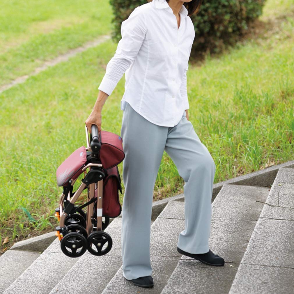 4 Wheels Foldable Rollator Walker with Seat J7041