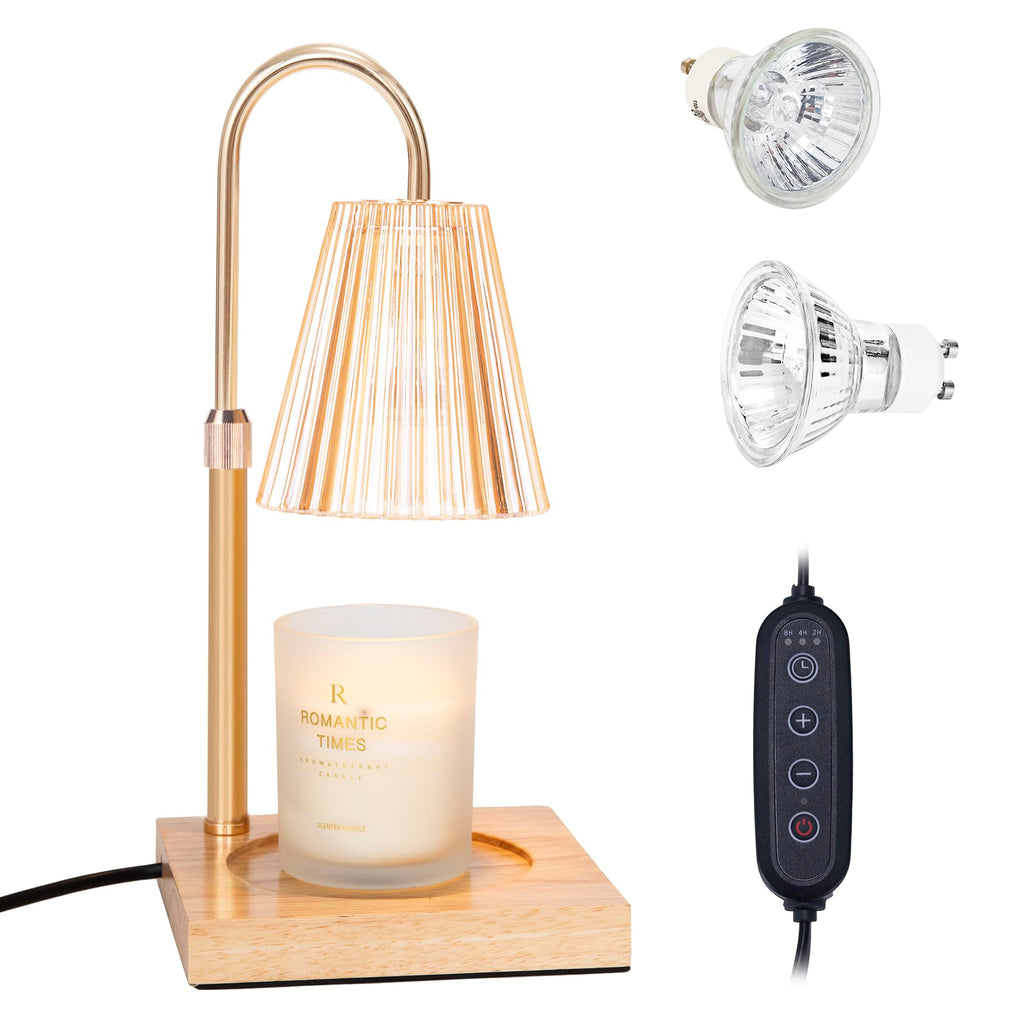 Adjustable Dimmable Electric Candle Warmer Lamp with Timer R8032
