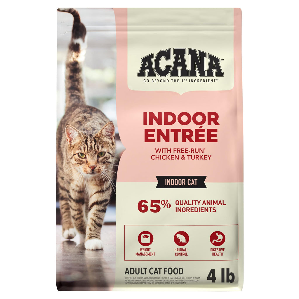 Dry Cat Food Chicken Turkey 4lb Bag X816