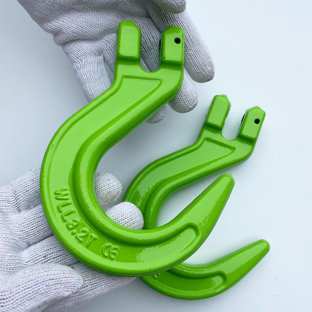 2 Pack 3/8" G80 Clevis Foundry Hook F32034