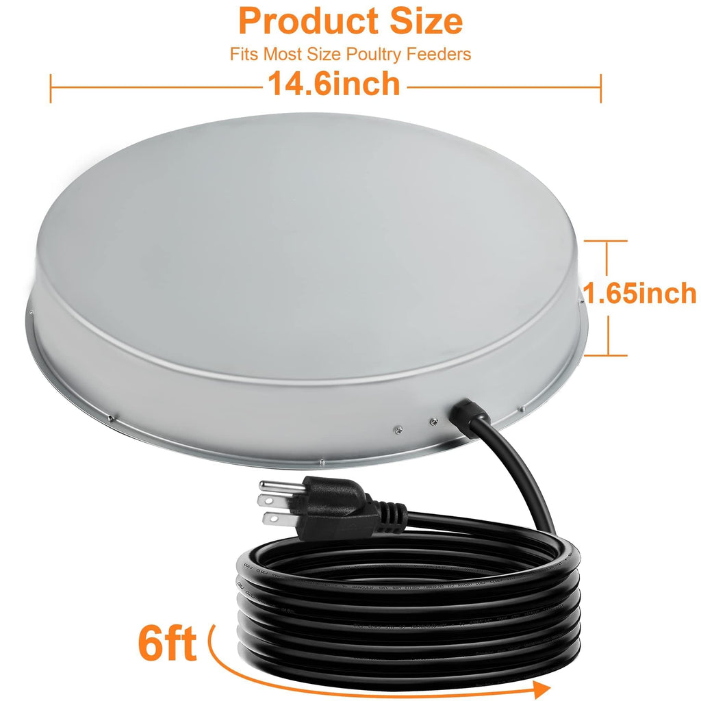 Heated Chicken Waterer 5 Gallon 125W V603