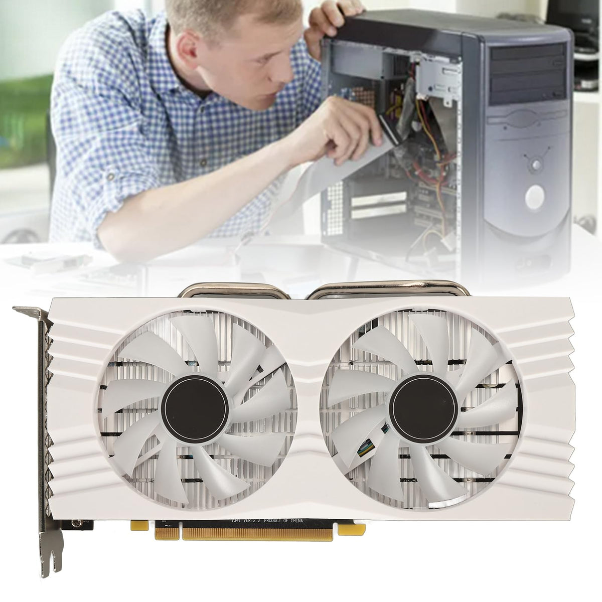 8GB GDDR5 RX 580 Graphics Card with Cooling Fans K3628