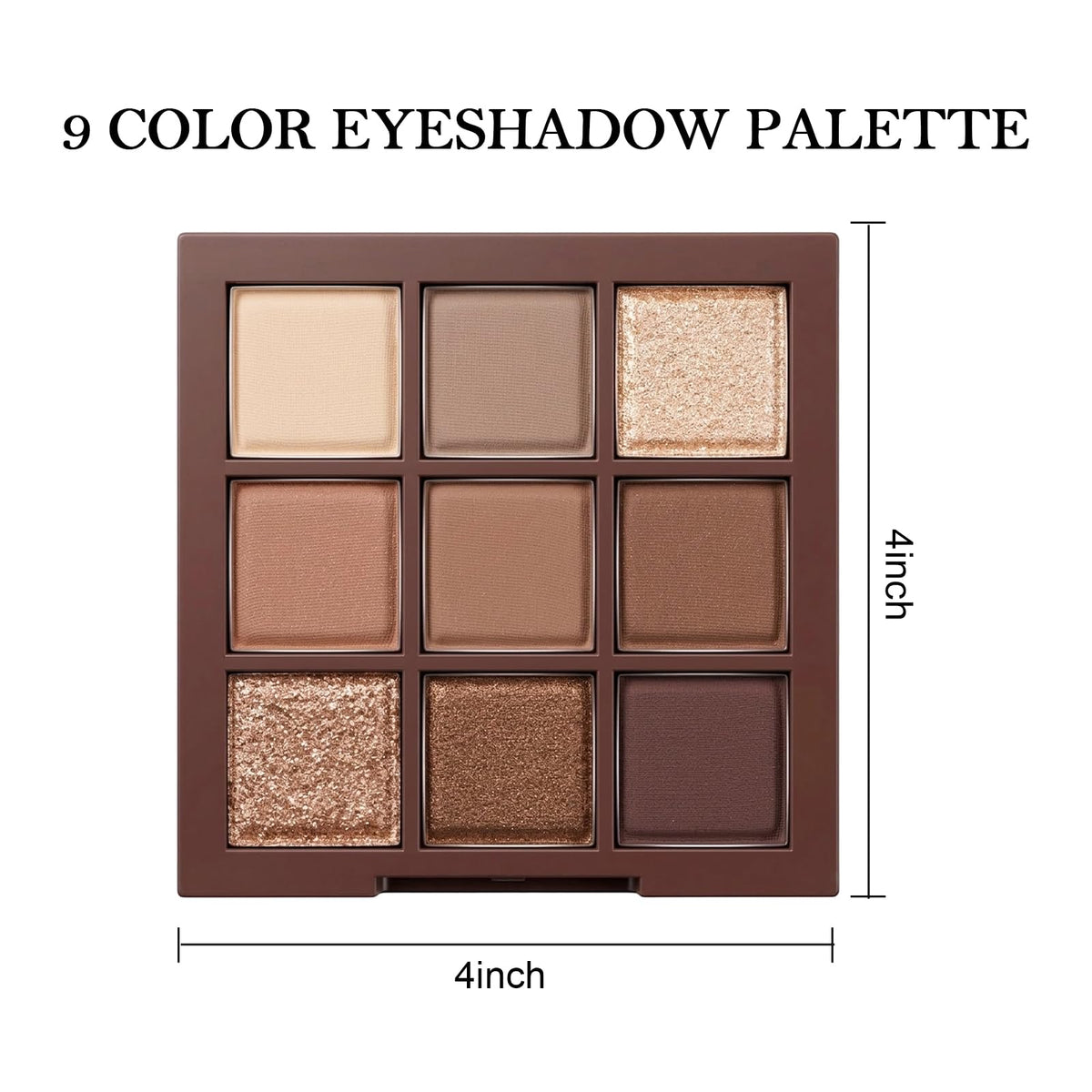 9 Colors Matte Shimmer Glitter Eyeshadow Palette I4371