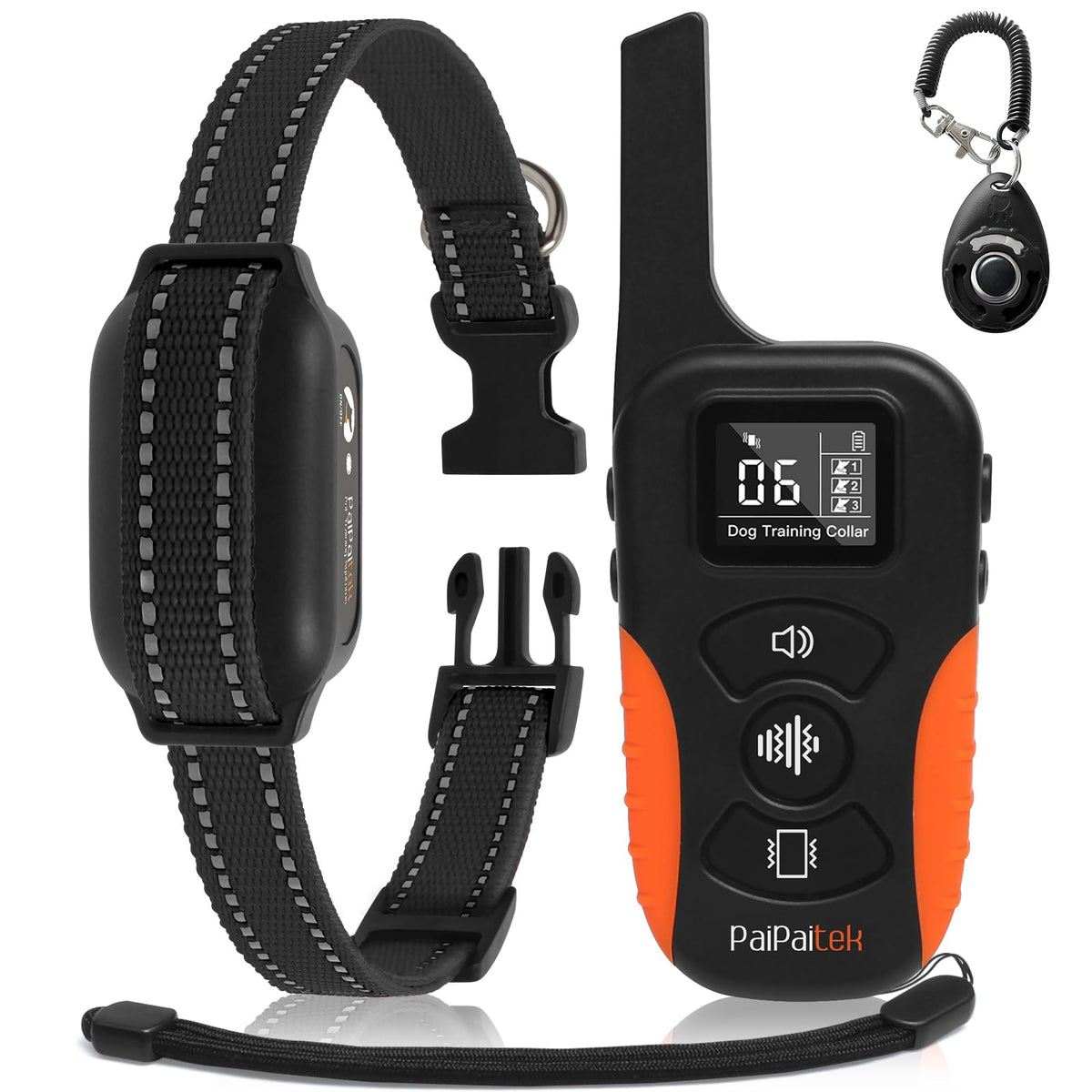 Vibration & Beep Dog Training Collar with Remote U65458
